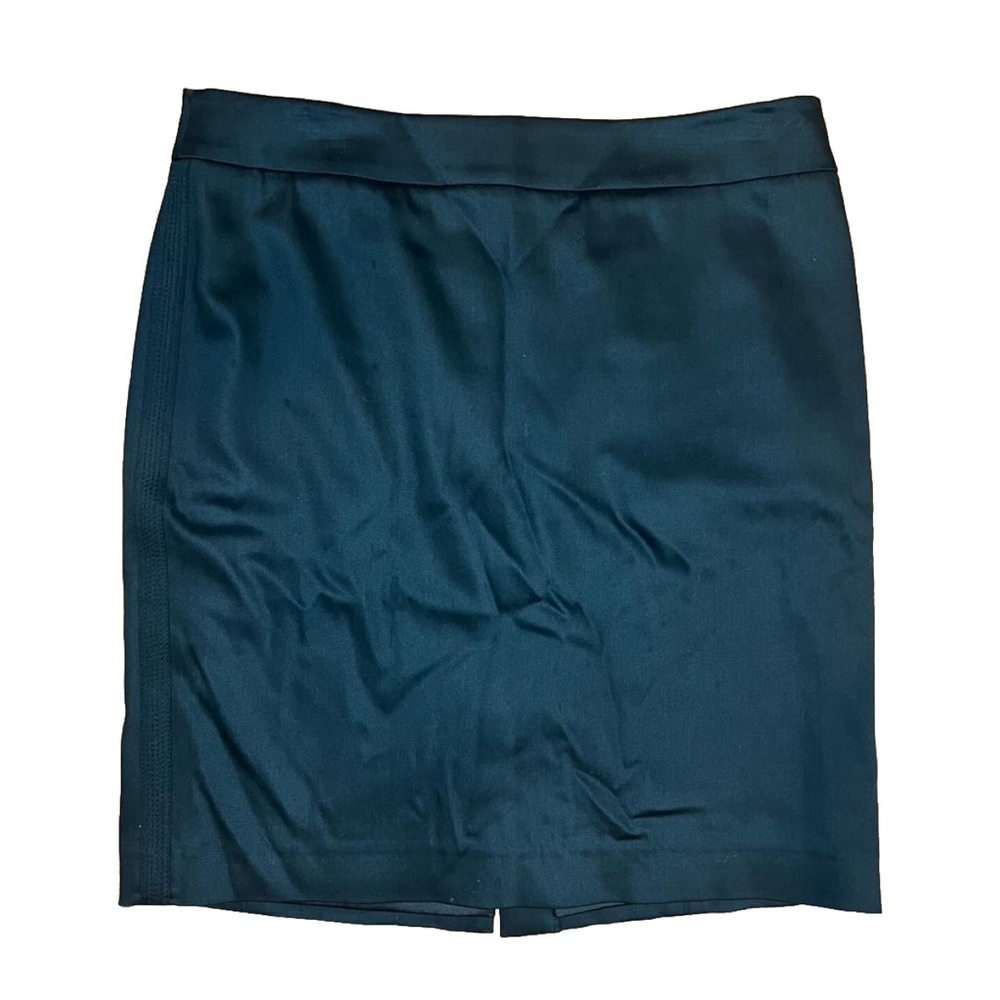 ELIE TAHARI Lined Mini Pencil Back Slit Skirt VIRGIN WOOL Blend Size 6